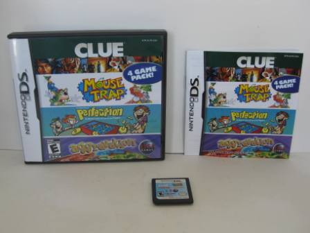 Clue/Mouse Trap/Perfection/Aggravation (CIB) - Nintendo DS Game